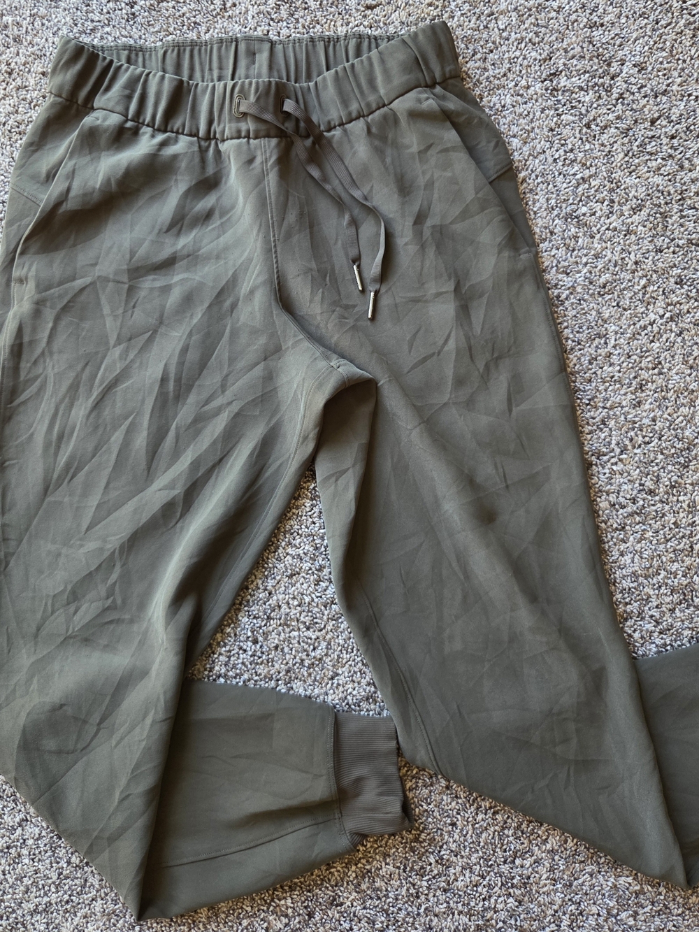 lululemon athletica Olive Drawstring Jogger Pants